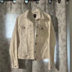 White denim jacket
